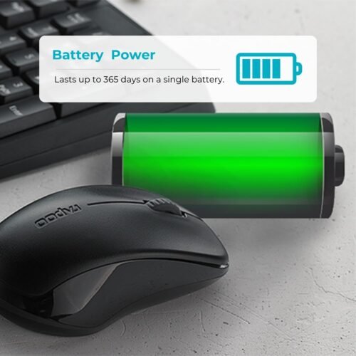 Rapoo x1960 Wireless Keyboard And Mouse Combo كيبورد و ماوس