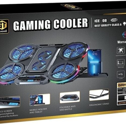 laptop Cooler Standard ICE-08 مبرد كولر لابتوب