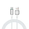 اشتري كابل Recci RS42C USB to Type-C الأصلي بقوة 100W وطول 150 سم. شحن فائق السرعة، خامة قوية مضفرة، وإضاءة LED. الحل المثالي للموبايل واللابتوب في مصر.