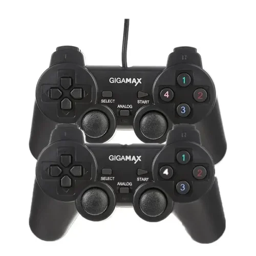 GigaMax GP-8032 Double Vibration Gamepad دراع العاب