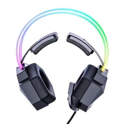 Onikuma X20 RGB Wired Gaming Headset Black هيدفون جيمنج بإضاءة متميزه