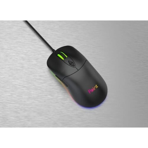 Point PT-210 USB Wired RGB Gaming Mouse 3600Dpi  LED Lighting - Black ماوس جيمينج بوينت