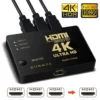 اشترِ سويتش HDMI Switch 4K 3x1 لتوصيل 3 أجهزة على شاشة واحدة مع ريموت كنترول بأفضل سعر في مصر. تسوق الآن واستمتع بشحن سريع!
