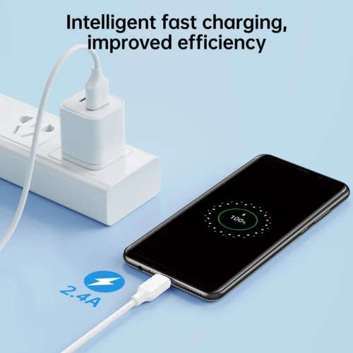 JOYROOM S-UM018A9 2.4A USB to Micro Cable 1M كابل شحن و نقل بيانات ميكرو