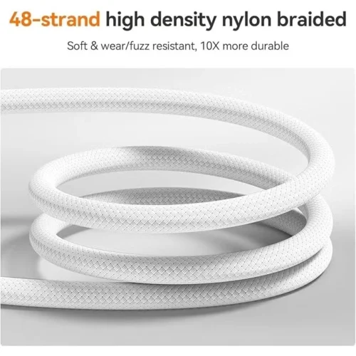 Joyroom S-A51 60W Fast Charging Type-C to Type-C Data Cable, 1.2m, Advanced Series كابل شحن سريع ٦٠ واط تايب سي