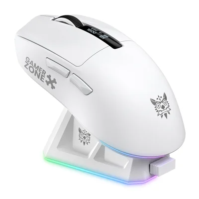 ONIKUMA DM07 Tri-Mode RGB Gaming Mouse White ماوس جيمنج