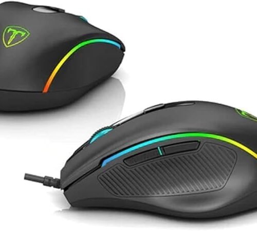 T-DAGGER TGM208 COLONEL RGB Gaming Mouse | 6,400 DPI Optical Sensor | 6 Programmable Buttons ماوس جيمينج سلكي
