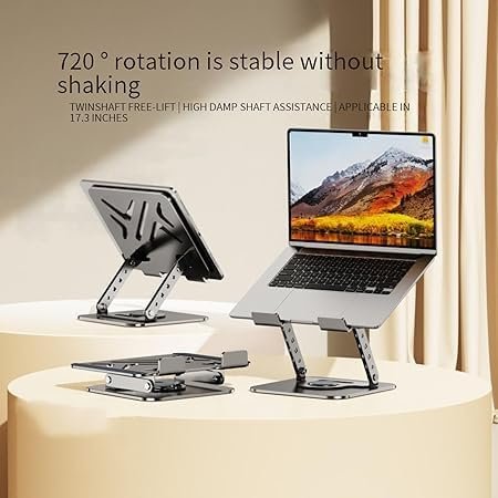 SG-19 Adjustment 360° Rotating Metal Laptop Stand - Hi ستاند لابتوب حديدي متحرك