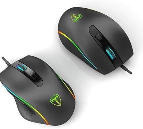 T-DAGGER TGM208 COLONEL RGB Gaming Mouse | 6,400 DPI Optical Sensor | 6 Programmable Buttons ماوس جيمينج سلكي