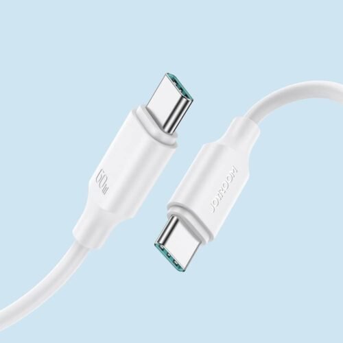 Joyroom JR-S-CC060A9 60WFast Charging Cable Type-C to Type-C PD 3.0 1m كابل شحن تايب سي ٦٠ واط