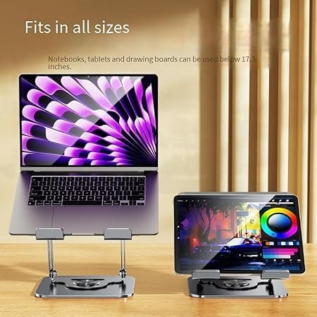 SG-19 Adjustment 360° Rotating Metal Laptop Stand - Hi ستاند لابتوب حديدي متحرك