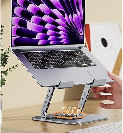 SG-19 Adjustment 360° Rotating Metal Laptop Stand - Hi ستاند لابتوب حديدي متحرك
