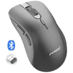 Forev FV-G200 Rechargeable Dual Mode Bluetooth 2.4G Wireless Mouse 6 Buttons Saving On/Off Button 3200 DPI ماوس وايرلس قابل للشحن