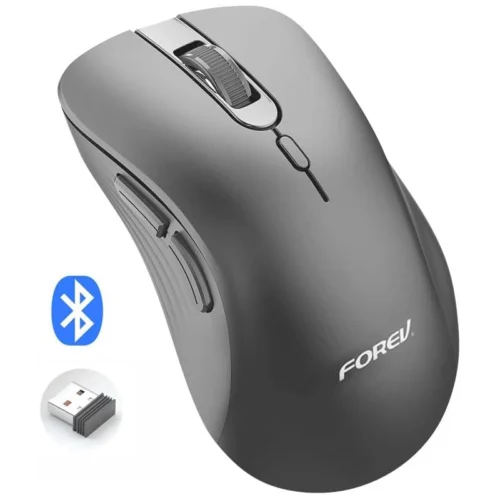 اشترِ ماوس وايرلس وبلوتوث Forev FV-G200 قابل للشحن بـ 6 أزرار ودقة 3200 DPI بأفضل سعر في مصر. التصميم المريح المثالي للألعاب والعمل المكتبي!
