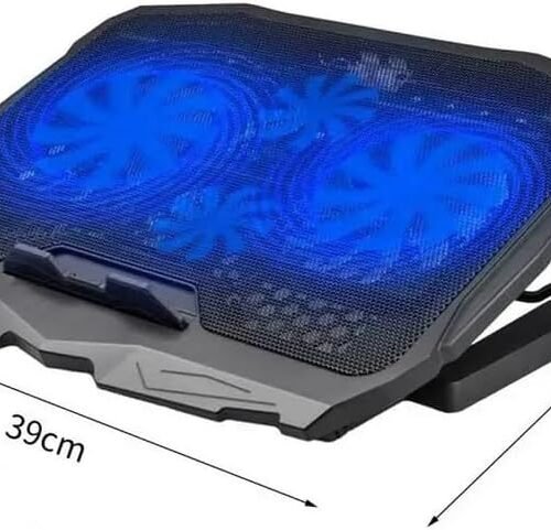 LapTop Cooling Pad 4 Silent Fans Gigamax S18 PLUS قاعدة تبريد لاب توب