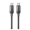اشتري كابل Joyroom S-A62 Type C to Type C بقوة 60W وطول 1.2 متر في مصر. كابل شحن سريع للاب توب والموبايل متين ومقاوم للقطع بأفضل سعر.
