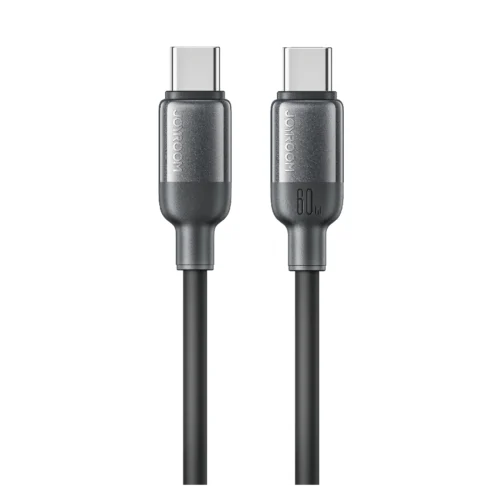 اشتري كابل Joyroom S-A62 Type C to Type C بقوة 60W وطول 1.2 متر في مصر. كابل شحن سريع للاب توب والموبايل متين ومقاوم للقطع بأفضل سعر.