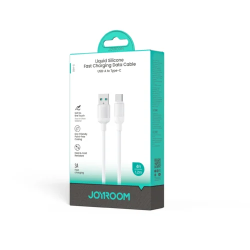 JOYROOM S-A62 Type-C Cable - 3A - 1.2m - White كابل تايب سي