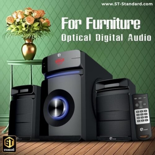 ST Standard VORTEX 6000 Multimedia 2.1 SUB-WOOFER Illuminated 60Watt Built in Powerful Amplifier صبووفر ستاندر ٦٠ واط مع امبليفاير مدمج