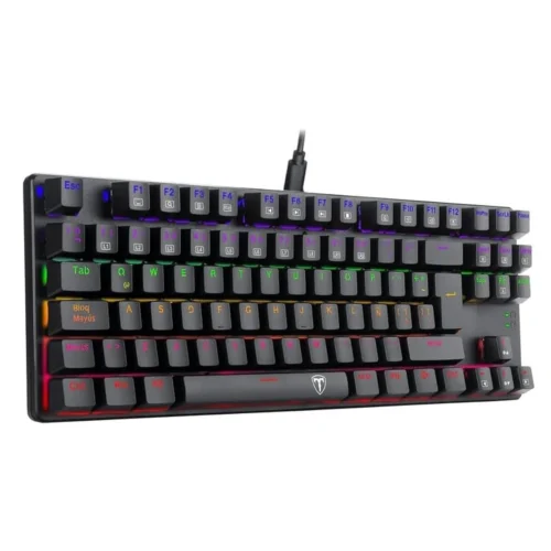 اشتري كيبورد T-Dagger TGK313 Bora بمفاتيح Red Switch السريعة وتصميم TKL المدمج في مصر. هيكل متين، إضاءة RGB، وأداء جيمنج احترافي بأفضل سعر.