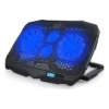 اشتري قاعدة تبريد لابتوب Gigamax S18 PLUS بـ 4 مراوح صامتة وإضاءة LED زرقاء. احمِ جهازك من السخونة أثناء الألعاب والجرافيك بأفضل سعر في مصر.