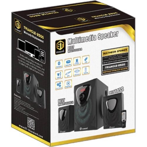 ST Standard Triangle 2500 2.1 Multimedia SUB-WOOFER 25W Build in Powerful Amplifier صبووفر ستاندر ٢٥ واط مع امبليفاير مدمج
