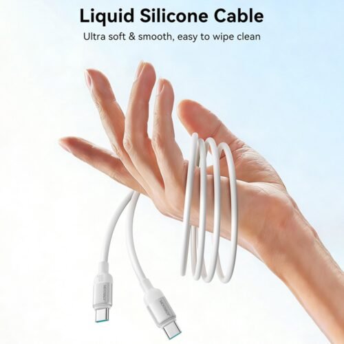 JOYROOM S-A62 Cable Type C to Type C 60W 1.2m كابل شحن جويروم ٦٠ واط تايب سي