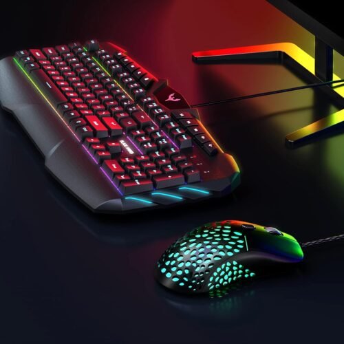 Blade Hawks GM-X7 Rgb Wired Usb Gaming Mouse 6400 PDI With 6 Function Buttons - Black ماوس جيمينج ٦٤٠٠ DPI