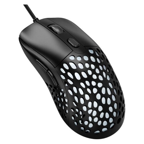 Blade Hawks GM-X7 Rgb Wired Usb Gaming Mouse 6400 PDI With 6 Function Buttons - Black ماوس جيمينج ٦٤٠٠ DPI