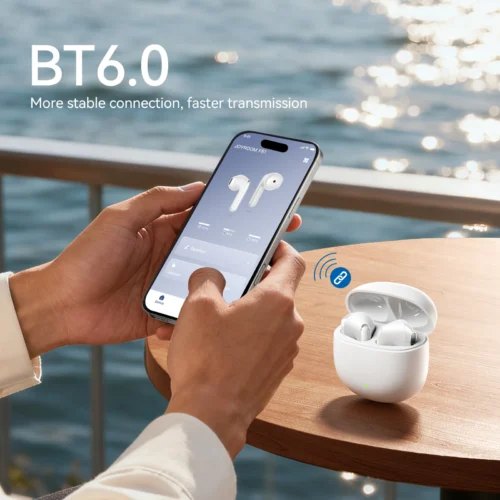 Joyroom JR-FB1 True Wireless Earbuds (AI Version) -  Black آيربود جوي روم تعمل بالAI