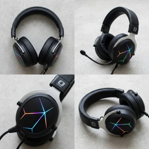 AXGON AX2GHM1 Mars Wired RGB Gaming Headset with Noise-canceling microphone هيدفون جيمينج مع مايك مانع للضوضاء