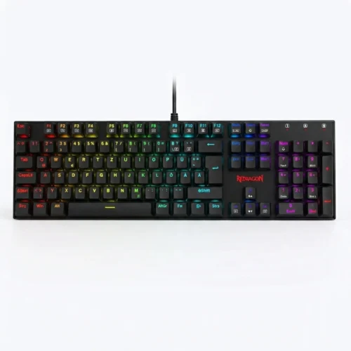 Redragon K565E Rudra Rainbow Mechanical Gaming Keyboard Blue Switch كيبورد جيمنج مكانيكال بلو سويتش