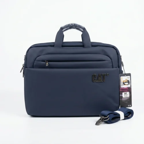 CAT 8608 Hand Bag x BackPack Convertible Laptop Bag BLACK, BLUE شنطة لابتوب ٢ في ١ للظهر و اليد