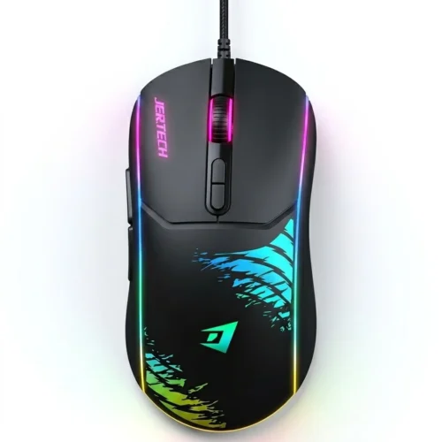 Jertech SHOOTER XP14 RGB Gaming Mouse, Optical Sensor 3600 DPI, 125 Hz Polling Rate, Braided Cable  ماوس جيمينج ٣٦٠٠ DPI