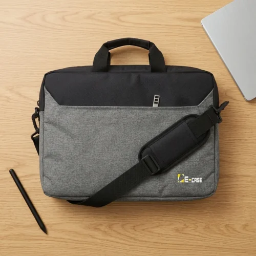 E-CASE 1710 Laptop HandBag Protective Laptop Shoulder Bag for 15.6 Inch Laptop شنطة لابتوب