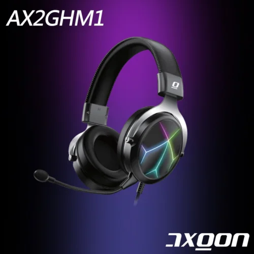 AXGON AX2GHM1 Mars Wired RGB Gaming Headset with Noise-canceling microphone هيدفون جيمينج مع مايك مانع للضوضاء