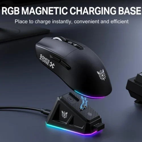 ONIKUMA DM07 Tri-Mode RGB Gaming Mouse - Black ماوس جيمنج
