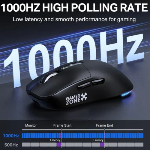 ONIKUMA DM07 Tri-Mode RGB Gaming Mouse - Black ماوس جيمنج