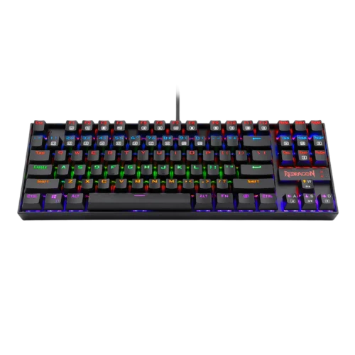 Redragon K552-KR Rainbow Gaming Mechanical Keyboard - Red Switch كيبورد جيمينج