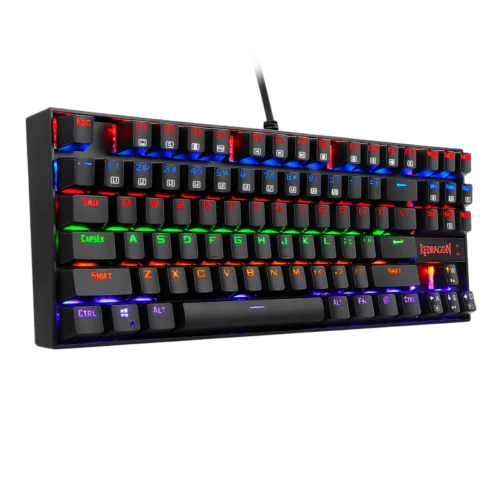 Redragon K552-KR Rainbow Gaming Mechanical Keyboard - Red Switch كيبورد جيمينج