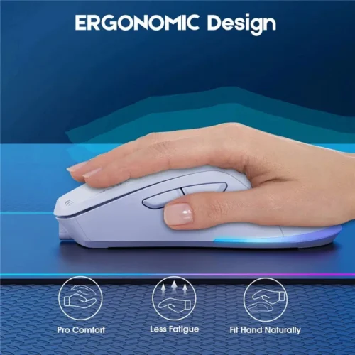 Onikuma CW917 Wireless Gaming Mouse 4800 DPI White ماوس جيمنج