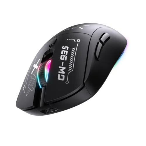 ONIKUMA CW935 Triple-Mode Ergonomic Wireless Gaming Mouse 12800 DPI Rechargeable Battery ماوس جيمنج وايرلس قابل للشحن