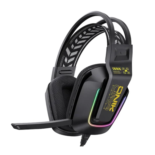 اشتري سماعة Onikuma X13 Gaming Headset باللون الأسود الجذاب مع إضاءة RGB ديناميكية ومشغلات 50 مم لصوت محيطي نقي. متوفرة الآن لأجهزة الـ PC والكونسول بأفضل سعر في مصر.