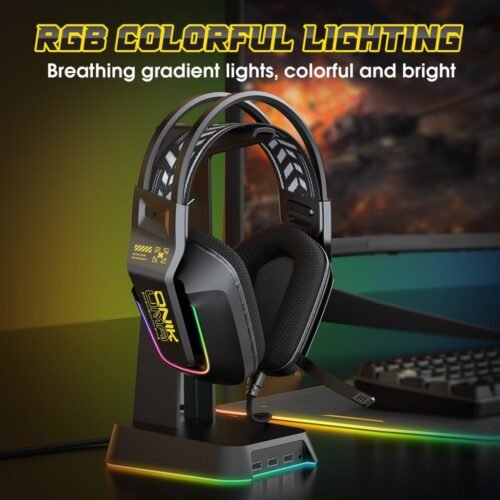 Onikuma X13 Gaming Headset Wired Black هيدفون جيمينج