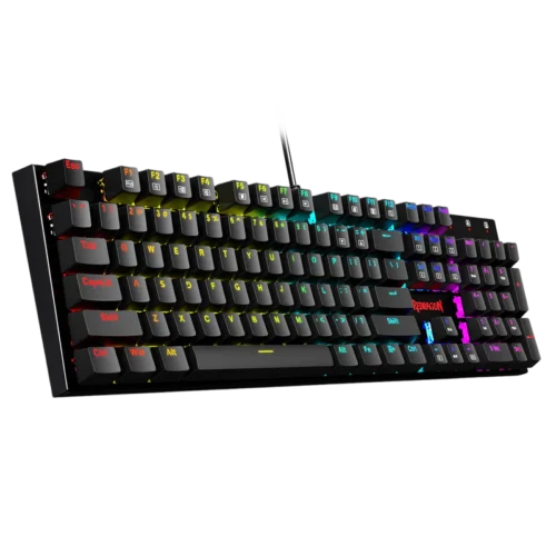 Redragon K565E Rudra Rainbow Mechanical Gaming Keyboard Blue Switch كيبورد جيمنج مكانيكال بلو سويتش