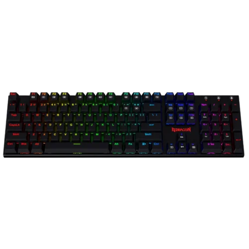 Redragon K565E Rudra Rainbow Mechanical Gaming Keyboard Blue Switch كيبورد جيمنج مكانيكال بلو سويتش