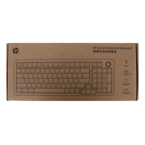 HP K10G-98L Gaming Keyboard USB Blue Switch كيبورد جيمينج