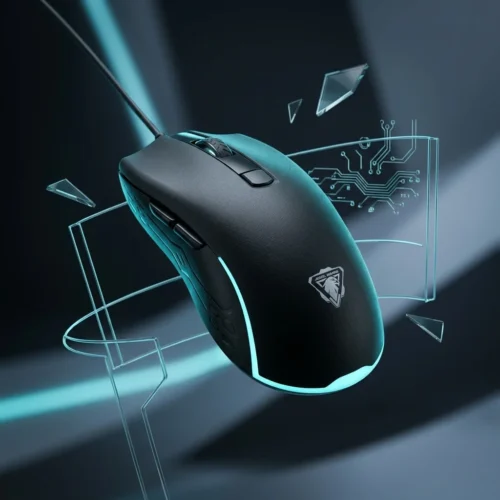 JeDEL GM613 USB Wired Gaming Mouse RGB 3200 DPI ماوس جيمينج ٣٢٠٠ PDI