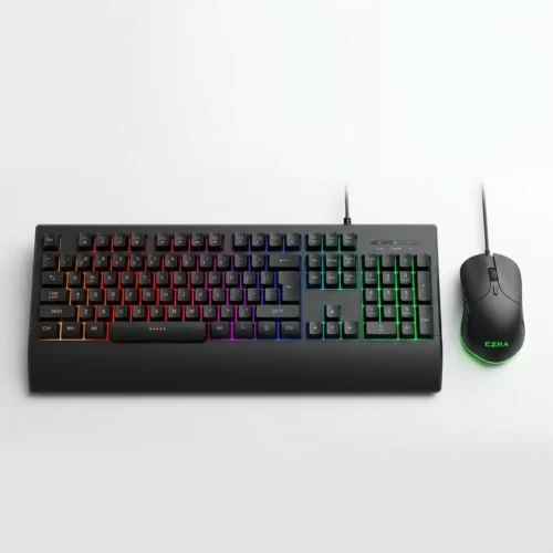 اشترِ كومبو الجيمنج السلكي EZRA AM27 مع كيبورد X5 بإضاءة RGB وتصميم معدني مريح بأفضل سعر في مصر. ارتقِ بمستوى لعبك الآن وتسوق مع شحن سريع!