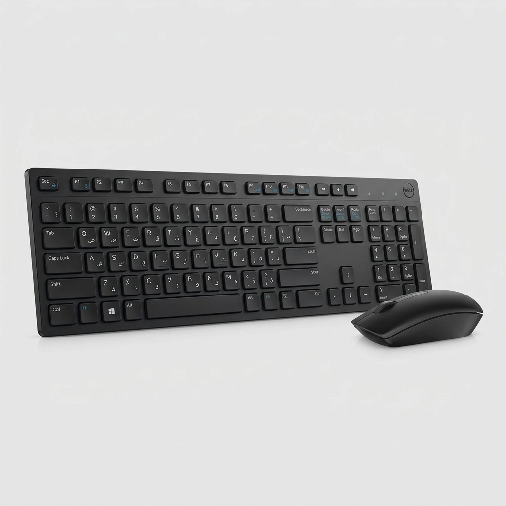 *ORIGINAL USED* Dell WK636P Wireless Keyboard and Mouse Combo كيبورد و ماوس ديل إستيراد الخارج ممتازه للإستعمال المكتبي اليومي 1 اشتري طقم كيبورد وماوس لاسلكي ديل Dell WK636P استيراد فرز أول في مصر. تصميم مريح ومثالي للاستخدام المكتبي، دونجل Unifying يدعم حتى 6 أجهزة، ومتانة جبارة!